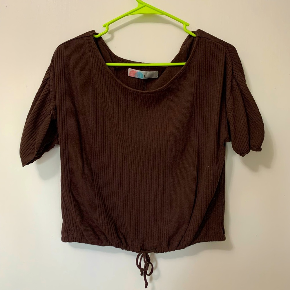 FREE PEOPLE Lounge T-shirt with drawstring